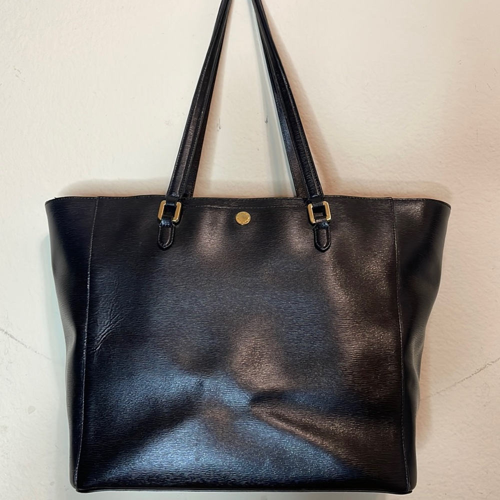 Lauren Ralph Lauren Black Tote Bag